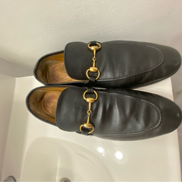 Men's Black Gucci Loafers size 8.5